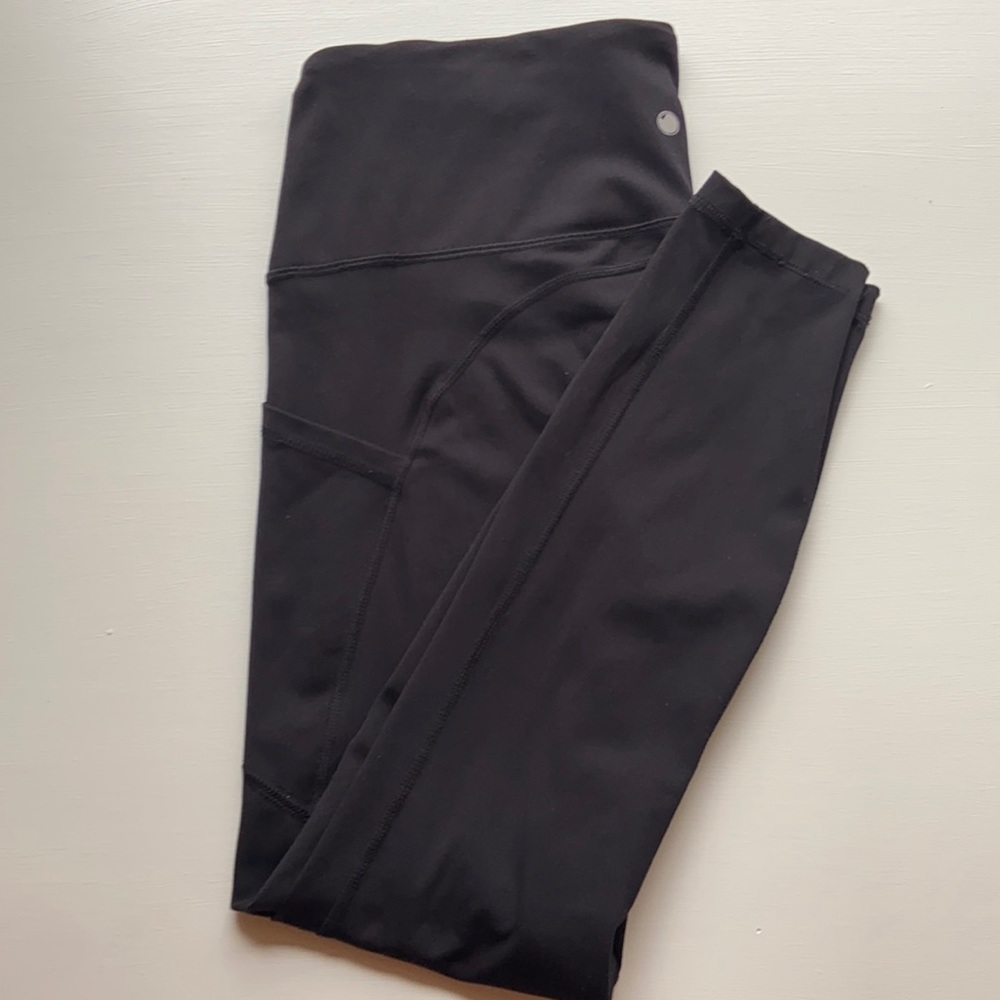 Yogalicious size large black leggings